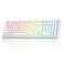 AULA F99 Pro Wireless Mechanical KeyboardSilent VersionBT5024GHzUSBC Hot Swappable Custom KeyboardGasket StructurePrelubed Linear Switches RGB Backlit Computer Gaming KeyboardsWhite