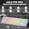 AULA F99 Pro Wireless Mechanical KeyboardSilent VersionBT5024GHzUSBC Hot Swappable Custom KeyboardGasket StructurePrelubed Linear Switches RGB Backlit Computer Gaming KeyboardsWhite