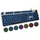 QUASIO Large Print Backlit Keyboard with 7Color Backlit Wired USB Lighted Computer Keyboards Oversize Letters Keys Easy to See Illuminated Keyboard for PC LaptopWindows Desktop