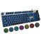 QUASIO Large Print Backlit Keyboard with 7Color Backlit Wired USB Lighted Computer Keyboards Oversize Letters Keys Easy to See Illuminated Keyboard for PC LaptopWindows Desktop