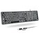 KOPJIPPOM Backlit Wired Keyboard for Mac Large Print Keyboard with Dual Interface Full Size Slim Thin Computer Keyboards with Numeric Keypad Compatible with Apple MacBook AirPro iMac Mac MiniPro