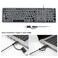 KOPJIPPOM Backlit Wired Keyboard for Mac Large Print Keyboard with Dual Interface Full Size Slim Thin Computer Keyboards with Numeric Keypad Compatible with Apple MacBook AirPro iMac Mac MiniPro