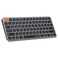 ProtoArc Bluetooth Keyboard for iPad K90A Backlit Compact Wireless Keyboard for Mac MultiDevice Low Profile Rechargeable Compatible with MacBook ProAirNeo iMac Not for Windows Space Gray