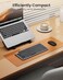 ProtoArc Bluetooth Keyboard for iPad K90A Backlit Compact Wireless Keyboard for Mac MultiDevice Low Profile Rechargeable Compatible with MacBook ProAirNeo iMac Not for Windows Space Gray