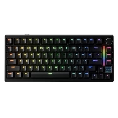 GK GAMAKAY TK75HE V2 Rapid Trigger Wireless Keyboard TFT Screen TriMode BT24GHzUSBC 8KHz Polling Rate 0005mm RT Hall Effect Magnetic Switch 75 Gaming Keyboard Black Magnetic Mercury