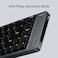 LOFREE Flow2 LowProfile Mechanical Keyboard Aluminum Alloy with Pulse Tactile Switches Rechargeable Wireless Keyboards with 3 Mode Connections for Windows macOS Space Gray 100 Keys