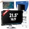 Peslv 2Pack 215 Inch Privacy Screen for Computer Monitor 169 Aspect Ratio Eye Protection Anti Blue Light Glare Shield 215inch Removable Black Blackout Anti Spy Desktop Security Private Filter