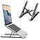 OMOTON Portable Laptop Stand Laptop Stand for Desk Ergonomic 7Levels Angles Adjustable Computer Stand ABS Laptop Riser Holder Compatible with All Laptops and iPad10156
