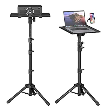 Facilife Projector Stand Adjustable Height 22 to 63 Inches Tripod for Laptop Projector Outdoor Movies