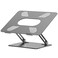 BoYata Laptop Stand Laptop Holder MultiAngle Stand with HeatVent Adjustable Notebook Stand for Laptop up to 17 inches Compatible for MacBook ProAir Surface Laptop and so on Space Gray