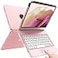 TQQ Touch for iPad A16 11th Generation Case with Keyboard 11 2025 10th Gen 109 2022 360 Rotatable Thin Light MultiTouch Trackpad for iPad A16 11th10th Gen Pink