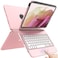 TQQ Touch for iPad A16 11th Generation Case with Keyboard 11 2025 10th Gen 109 2022 360 Rotatable Thin Light MultiTouch Trackpad for iPad A16 11th10th Gen Pink