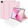 TaIYanG Keyboard Case for iPad Air 13inch M4M3M2Pro 129 6th5th Generation Detachable Bluetooth Keyboard Case with Pencil HolderAuto SleepWake for iPad Air 1320252024Pro 129 Pink