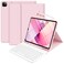 TaIYanG Keyboard Case for iPad Air 13inch M4M3M2Pro 129 6th5th Generation Detachable Bluetooth Keyboard Case with Pencil HolderAuto SleepWake for iPad Air 1320252024Pro 129 Pink