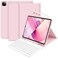TaIYanG Keyboard Case for iPad Air 13inch M4M3M2Pro 129 6th5th Generation Detachable Bluetooth Keyboard Case with Pencil HolderAuto SleepWake for iPad Air 1320252024Pro 129 Pink