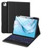 Harvopu for iPad Air 13 inch Pro 129 Case with Keyboard MultiTouch Trackpad 7 Colors Backlit Detachable Folio Keyboard Cover for iPad Pro 129 6th 5th 4th 3rd gen Air 13 M4M3M2 Black
