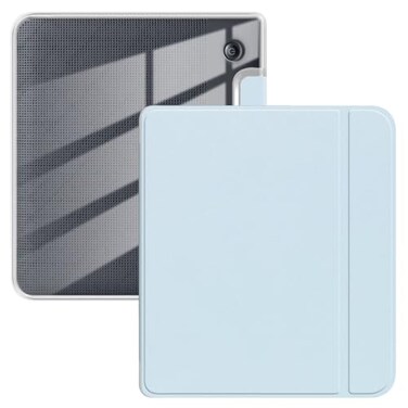 YoungMe Case for 7 Kobo Libra Colour 2024 Released Ultra Clear Soft Flexible Transparent TPU Back Cover with Auto SleepWake for Kobo Libra Colour Light Blue