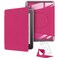 Youngme 360 Degree Rotating Case for 6 Kindle 11th Generation2022 Release Detachable Magnetic Design Protective Adjustable Stand Cover Clear Back with Auto SleepWake Raspberry