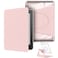 YoungMe 360 Degree Rotating Case for 7 Kindle Colorsoft 1th Generation20252024 Release Detachable Magnetic Design Protective Adjustable Stand Cover Clear Back with Auto SleepWake Pink