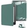 YoungMe 360 Degree Rotating Case for 6 Kindle 11th Generation2022 Release Detachable Magnetic Design Protective Adjustable Stand Cover Clear Back with Auto SleepWake Dark Green