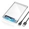 POSUGEAR 25 External Hard Drive Enclosure USB 30 to SATA III Tool Free Clear External Hard Drive Case for 7mm95mm 25 inch SSD HDD with UASP Compatible with WD Toshiba Samsung PS4 Xbox PC TV