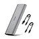 SSK M2 NVMe Enclosure ToolFree SSD Enclosure Adapter USB C 32 Gen 2 10Gbps PCIe MKey External Solid State Drive Case Support UASP Trim for 2230224222602280 SATA NOT Supported