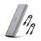 SSK M2 NVMe Enclosure ToolFree SSD Enclosure Adapter USB C 32 Gen 2 10Gbps PCIe MKey External Solid State Drive Case Support UASP Trim for 2230224222602280 SATA NOT Supported