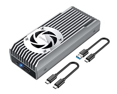 ineo M2 NVMe SSD Enclosure Builtin Cooling Fan C2598NVMe Series 10Gbps