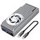 ineo M2 NVMe 20G USB 32 Gen 2x2 TypeC to NVMe PCIe MKey SSD Enclosure with Builtin Cooling Fan C2598NVMe 20Gbps