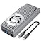 ineo M2 NVMe 20G USB 32 Gen 2x2 TypeC to NVMe PCIe MKey SSD Enclosure with Builtin Cooling Fan C2598NVMe 20Gbps
