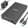MAIWO External Hard Drive Enclosure for 25 35 inch SATA SSD HDD USB C 31 GEN2 10Gbps Hard Drive Reader HDD Case with UASP 24TB Capacity Aluminum 3X USB Ports Extension