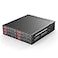 READYXIO Sata HDD SSD Hot Swap Cage 6 Bay Hard Drive Dock for 525 Enclosure 6 Bay Hard Drive Station with Colling Fans
