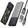 iDsonix M2 NVMe SATA SSD Enclosure Adapter Tool Free Aluminum USB 32 Gen 2 10Gbps M2 SSD Enclosure Supports M and BM Keys with UASP Trim for 2230224222602280 Gray