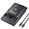 ineo DualBay NVMe Clone Docking Built with Cooling Fan Support Offline Clone Duplicator 2608
