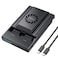 ineo DualBay NVMe Clone Docking Built with Cooling Fan Support Offline Clone Duplicator 2608