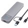 fanxiang SSD Enclosure USB 32 Gen 2 10 Gbps M2 NVMESATA SSD Enclosure USB AdapterReader Solid State Drive External Enclosure Supports M and BM Keys and Size 2230224222602280 SSDs MD87