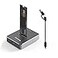 Mackertop M2 NVMe SATA to USB C Docking Station Aluminum Alloy M2 SSD to USB A C Reader Adapter for 2280 2260 2242 2230 Enclosure Fits Both M2 M Key BM Key NVMe and SATA NGFF SSDs