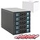 RackChoice Internal Hard Drive Enclosure 5x2535 SATASAS Hard Drive Backplane 6 Gbps HDD hotswap in 3xExternal 525 Bay Compatible with All Rack Types