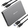 Cable Matters Premium Aluminum 10Gbps Gen 2 USB C Hard Drive Enclosure for 25 SSDHDD with USBC and USB Cables Thunderbolt 4 USB4 Thunderbolt 3 Port Compatible with MacBook Pro MacBook Air