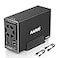 MAIWO Dual Bay Hard Drive RAID Enclosure with Cooling Fan for 2535 inch SATA SSDHDD 10Gbps USB C 31 HDD Enclosure 48TB Capacity RAID 01JBODPM Aluminum Case