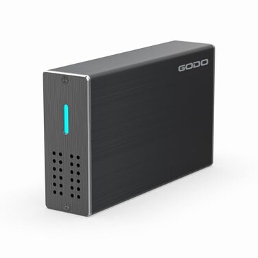 GODO 25 inch Dual Bay Hard Drive EnclosureUSB30 to 25 SATA IIIIII HDDs SSDs RAID External EnclosureSupport UASP Trim Max 16TBRAID 01JBODPM ModeAluminumBlack