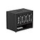 UCTRONICS Upgraded Complete Enclosure for Raspberry Pi Cluster with 4 Removable Mounting Brackets for Pi 5 4B 3B3B and Other B Model and 2 Cooling FansSupport 4 25 SSD and Switch
