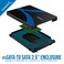SABRENT mSATA to 25 Inch SATA III Aluminum Enclosure Adapter ECMSSA