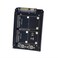 Xiwai Dual MSATA MiniSATA SSD Card JBOD Raid0 Span Bridge to 25inch SATA Combo HDD Disk Drive Enclosure