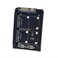 Xiwai Dual MSATA MiniSATA SSD Card JBOD Raid0 Span Bridge to 25inch SATA Combo HDD Disk Drive Enclosure