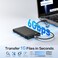 BENFEI 25 Inch SATA to USB Tool Free External Hard Drive Enclosure 6Gbps Optimized for SSD Support UASP SATA III