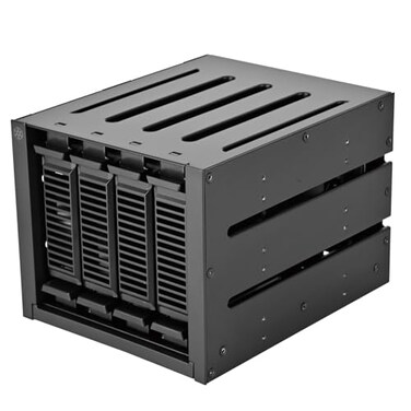 Silverstone Techology FS304V Three 3 525 Bay to Four 4 35 SAS 12G SATA 6G Trayless Hotswap Cage SSTFS304BV