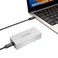 TREBLEET 80Gbps Enclosure Compatible with Thunderbolt 5 USB4 v20 M2 NVMe SSD Case Up to 7000MBs PCIe Gen 4x4 AutoCooling Fan Compatible with Mac M4 ProMax PC Laptop iPad Pro