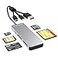 Bawanfa Plus Memory Stick Pro Duo Adapter for iPhoneUSB CPC Aluminum 5 in 1 SDTFCFMSXD Picture Card Reader Multi Memory Card Reader USB C Lightning OTG Adapter Memory Stick Pro Duo Mark 2 Adapter