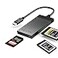 VELOGK 3in1 CFexpressXQDSD Card Reader USB C DualSlot USB 3210Gbps CFexpress Type B Card Reader Adapter compatible with AndroidWindowsMac OSLinux with Brushed Aluminum CasePortable Pouch